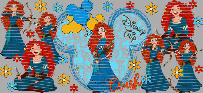16oz Disney style-D-1213